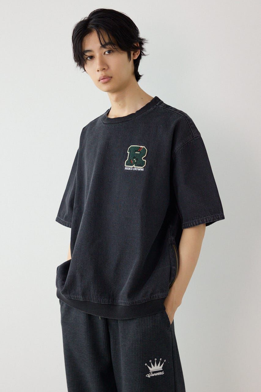 RODEO CROWNS「バラエティーデニムトップス」|Tシャツ・カットソー|BLK