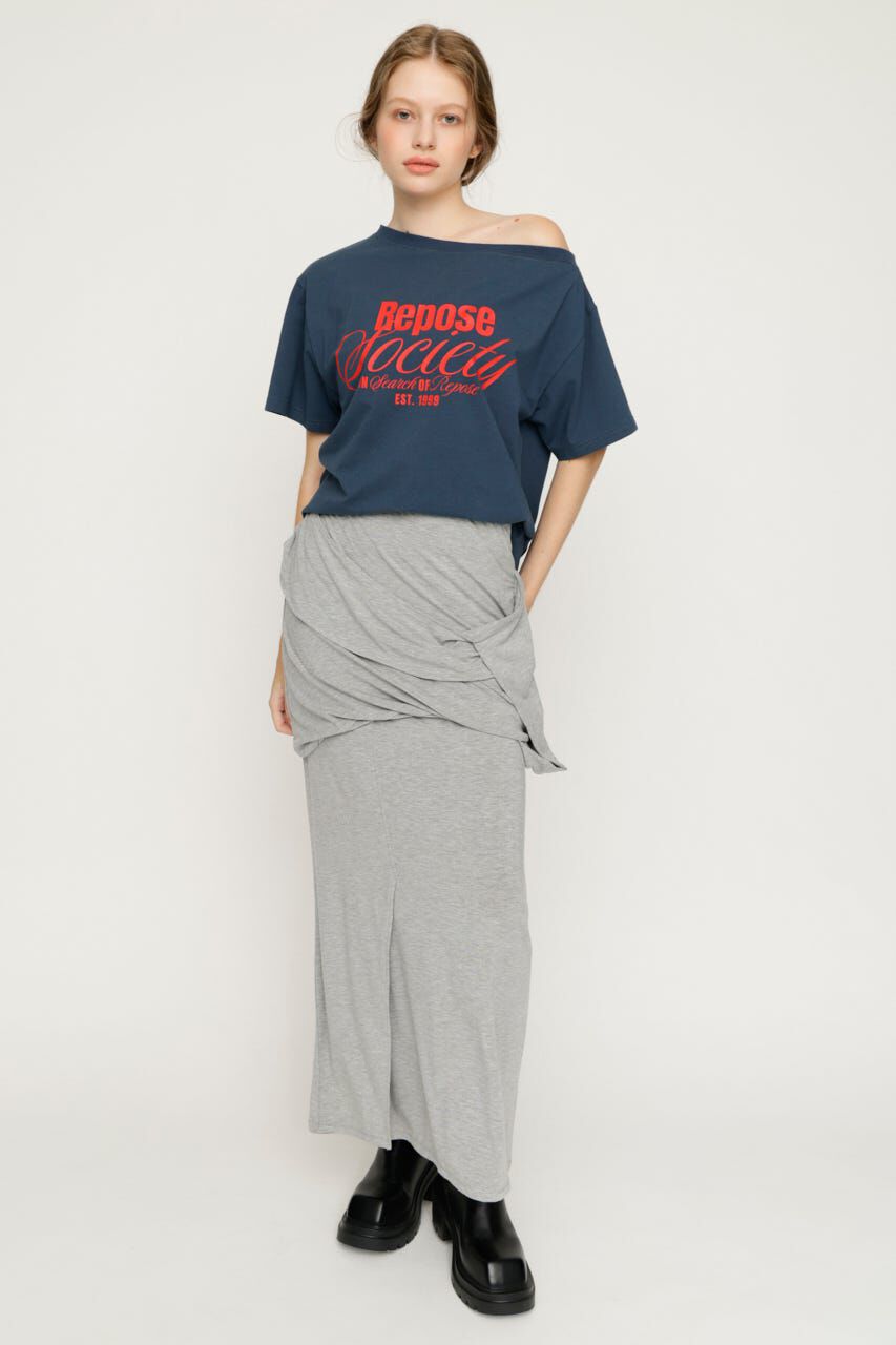 SLY「DRAPE CUT ロングスカート」|スカート|