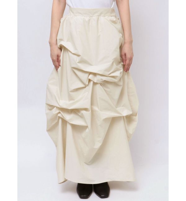 ELENDEEK「TUCK DRAPE TAFFETA SK」|スカート|