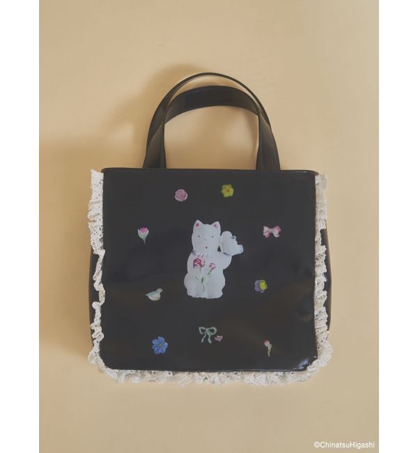 merry jenny「New Wave Sugar cat square bag」|トートバッグ|