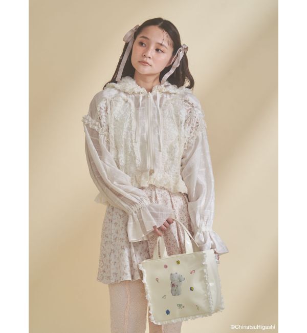 merry jenny「New Wave Sugar cat square bag」|トートバッグ|