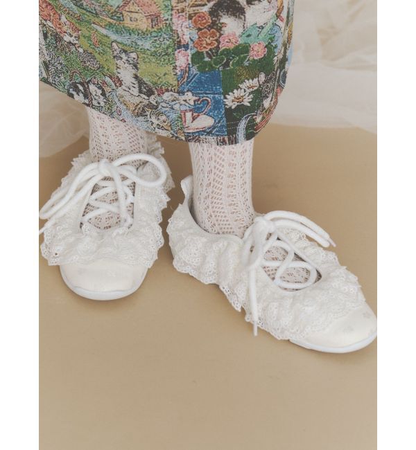 merry jenny「Frill Ballet Sneakers」|スニーカー|