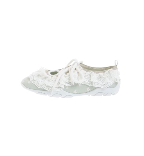 merry jenny「Frill Ballet Sneakers」|スニーカー|