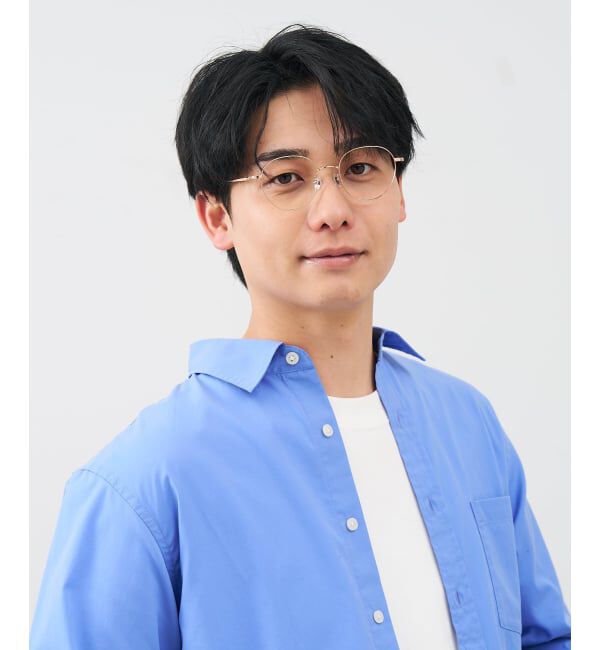  「 ボストン型 メガネ | チタン、軽量、メタル、高級感、伊達メガネ Zoff  レンズ交換券付 レンズ交換券付」|メガネ|
