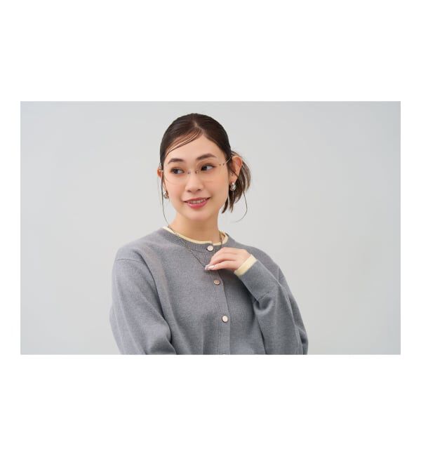  「 ボストン型 メガネ | チタン、軽量、メタル、高級感、伊達メガネ Zoff  レンズ交換券付 レンズ交換券付」|メガネ|