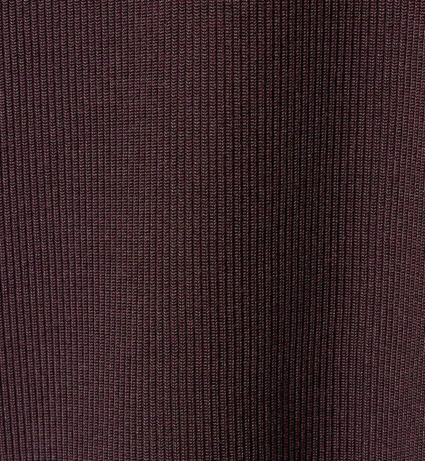 UNITED ARROWS「リブ バイカラーパイピング 五分袖 Tシャツ」|Tシャツ・カットソー|