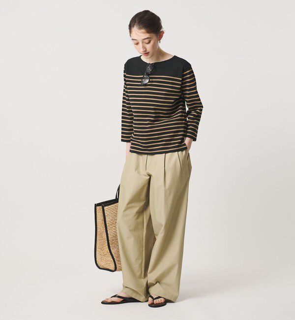 UNITED ARROWS「【別注】＜TICCA＞ボーダー バック レースアップ カットソー ‐united LOVE project 2026」|Tシャツ・カットソー|