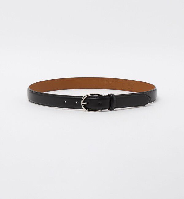 UNITED ARROWS「イルチア レザー ベルト」|ベルト|BLACK