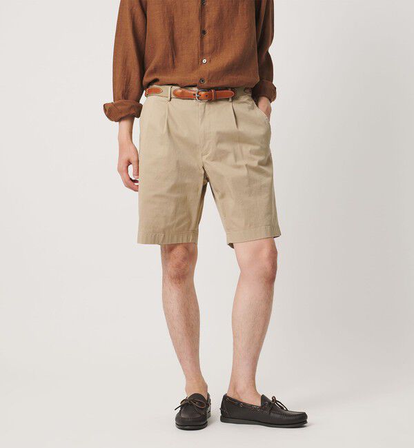 UNITED ARROWS「ツイル ベーシック 1プリーツ ショーツ」|その他|
