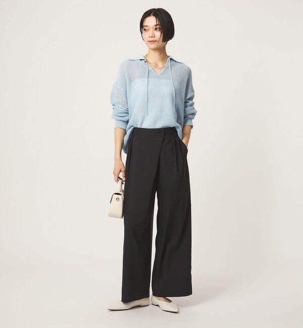 UNITED ARROWS green label relaxing「ラップ ワイド パンツ」|その他|