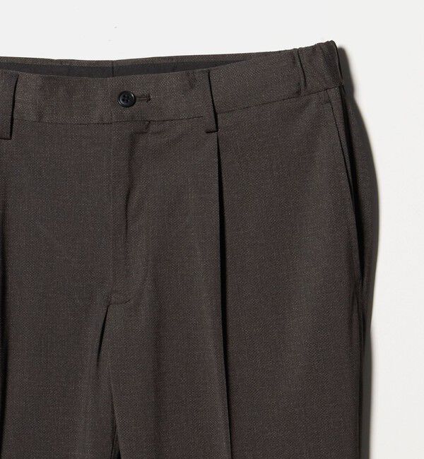 UNITED ARROWS green label relaxing「A+ air PE/PU トリコット プリント スタンダード 1プリーツ スラックス -ストレッチ・接触冷感・通気性-」|スラックス|
