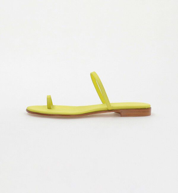 EMMEL REFINES「＜il Sandalo of Capri＞サテン フラット サンダル＜ Select by EMMEL REFINES ＞」|その他|LIME