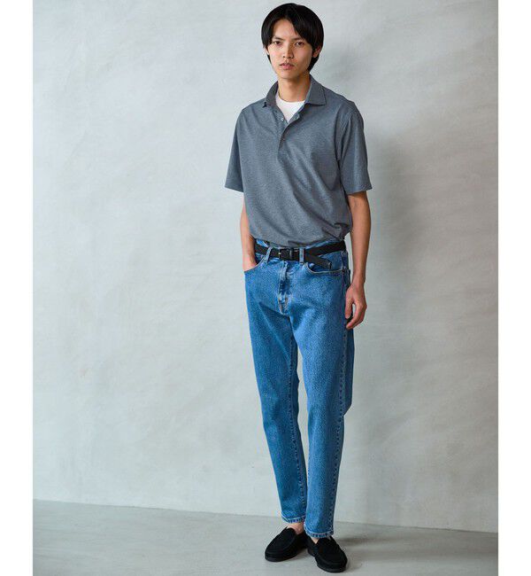 UNITED ARROWS green label relaxing「プライムフレックス ドット メッシュ カッタウェイ ビズポロ ポロシャツ -ストレッチ・吸水速乾・通気性-」|ポロシャツ|