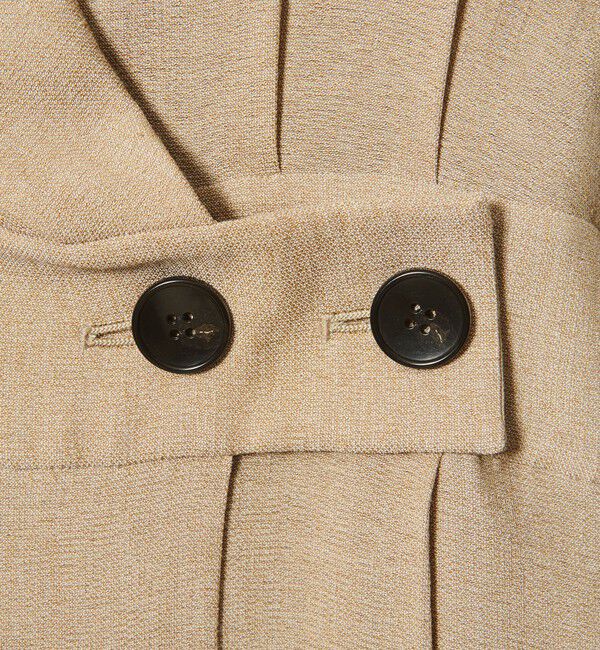 EMMEL REFINES「＜EMMEL REFINES＞EM オープンカラー フィット＆フレア ワンピース」|ワンピース|