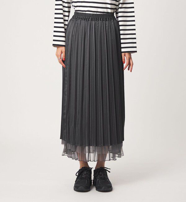 UNITED ARROWS green label relaxing「［size SHORT/TALLあり］2WAY チュール スカート」|スカート|