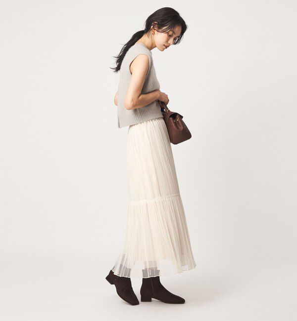 UNITED ARROWS green label relaxing「［size SHORT/TALLあり］2WAY チュール スカート」|スカート|