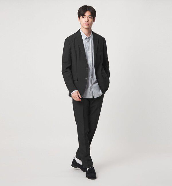 UNITED ARROWS green label relaxing「【WEB限定】JUST fit ドライポリエステル ナロー セットアップ -吸水速乾-」|テーラードジャケット|