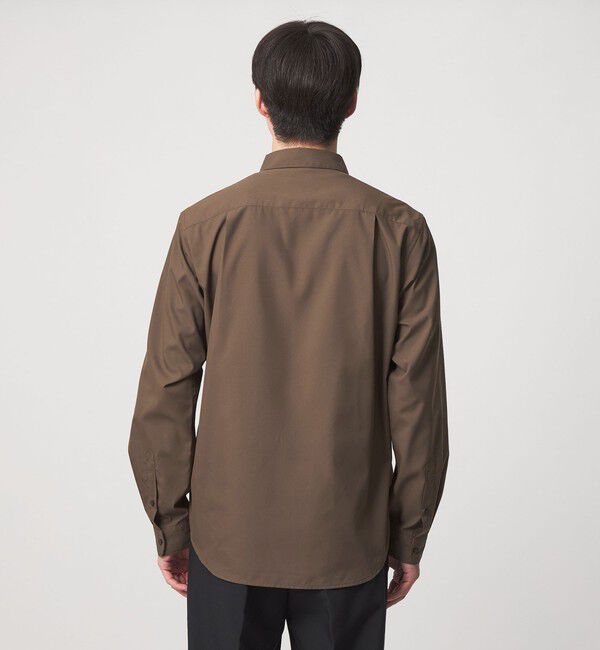 UNITED ARROWS green label relaxing「【WEB限定】JUST fit コットンライク ポリエステル 長袖 シャツ」|シャツ・ブラウス|