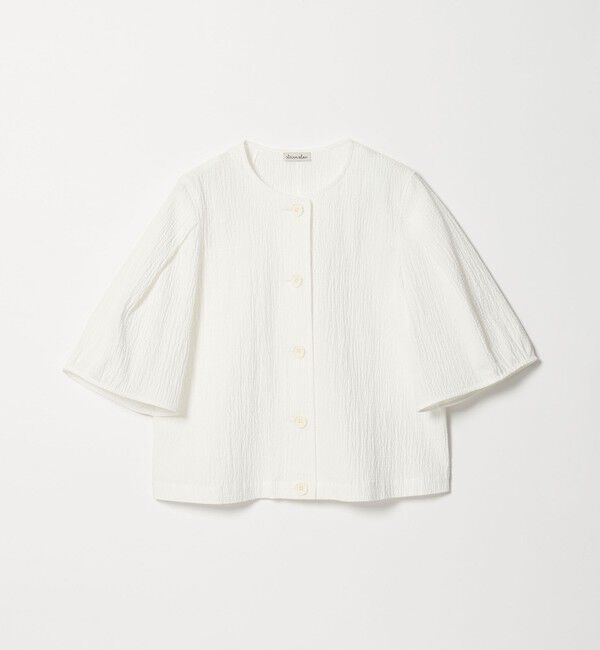 STEVEN ALAN「＜Steven Alan＞リップル コットン ブラウス」|シャツ・ブラウス|
