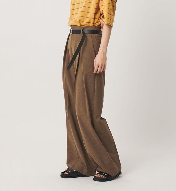 BEAUTY&YOUTH UNITED ARROWS「2タック ワイドパンツ 吸水速乾 防シワ ウォッシャブル」|その他|