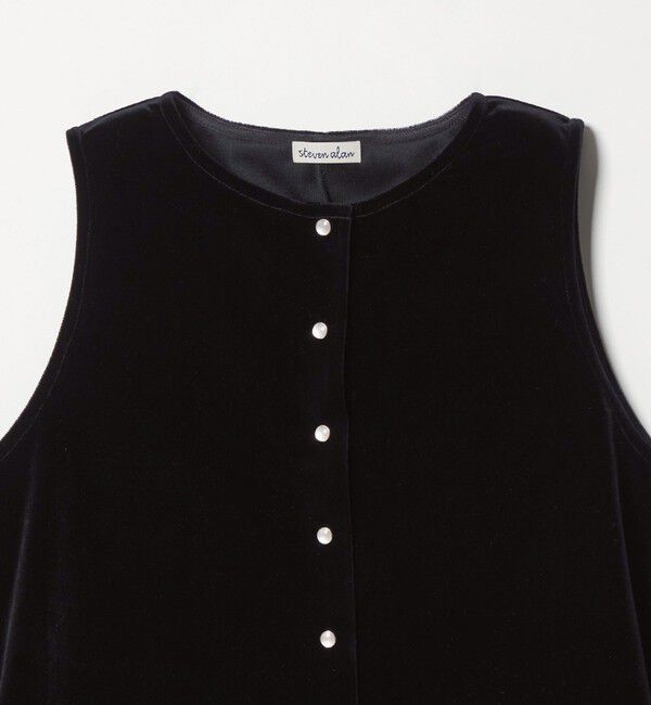 STEVEN ALAN「＜Steven Alan＞ベロア ノースリーブ」|カーディガン|