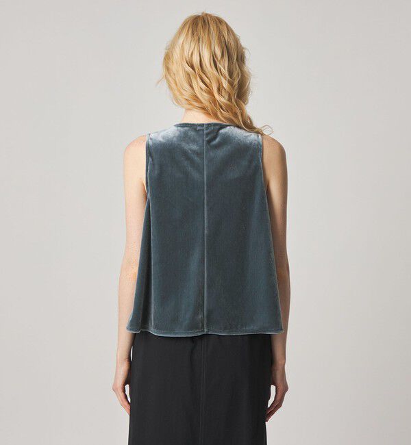 STEVEN ALAN「＜Steven Alan＞ベロア ノースリーブ」|カーディガン|