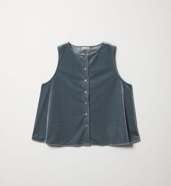 STEVEN ALAN「＜Steven Alan＞ベロア ノースリーブ」|カーディガン|