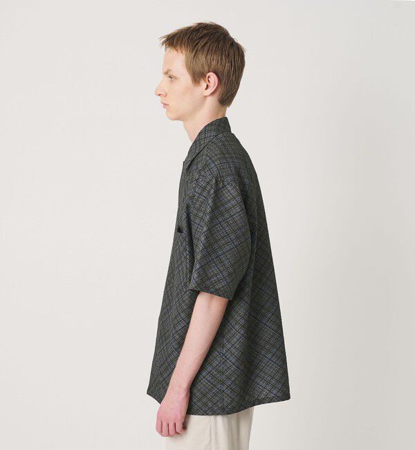 BEAUTY&YOUTH UNITED ARROWS「ロンシャン シアサッカー キャンプカラー シャツ GRANDE型」|シャツ・ブラウス|