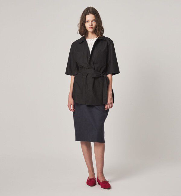 STEVEN ALAN「＜Steven Alan＞コットン サファリ シャツ」|シャツ・ブラウス|