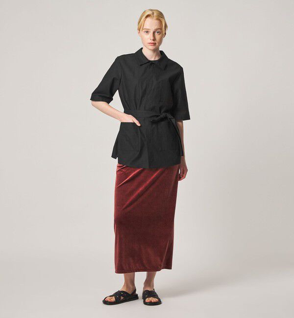 STEVEN ALAN「＜Steven Alan＞コットン サファリ シャツ」|シャツ・ブラウス|