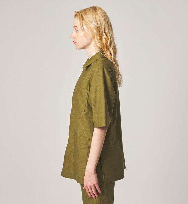 STEVEN ALAN「＜Steven Alan＞コットン サファリ シャツ」|シャツ・ブラウス|