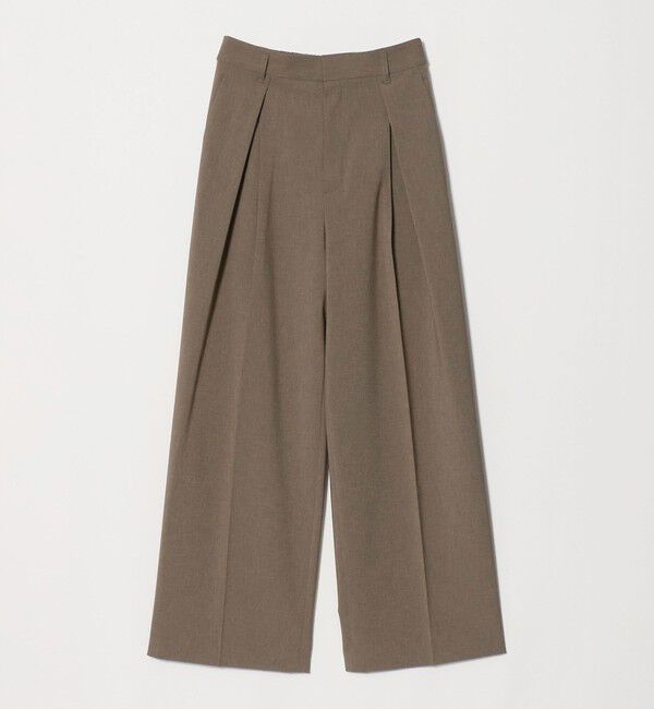 BEAUTY&YOUTH UNITED ARROWS「2タック ワイドパンツ 吸水速乾 防シワ ウォッシャブル/モカ」|その他|