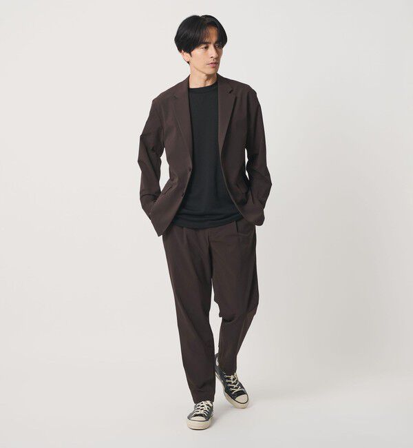 BEAUTY&YOUTH UNITED ARROWS「360&deg;MASTER 1プリーツ イーズ コンフォート イージーパンツ NO.6 セットアップ対応 撥水 ストレッチ ウォ」|チノ|