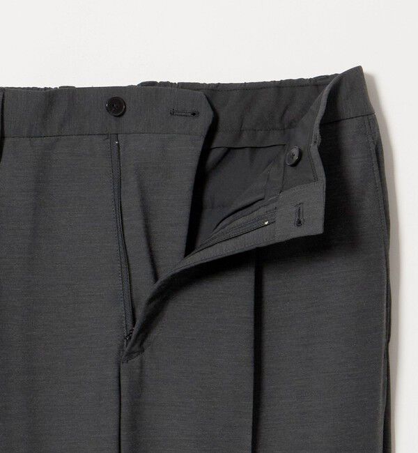 BEAUTY&YOUTH UNITED ARROWS「MIXED-WOOL イージー スラックス NO.5 タテヨコストレッチ ウォッシャブル セットアップ対応」|チノ|