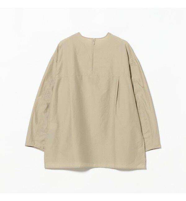 Demi-Luxe BEAMS 「コットン ナイロン ヨーク切り替え プルオーバー」|シャツ・ブラウス|
