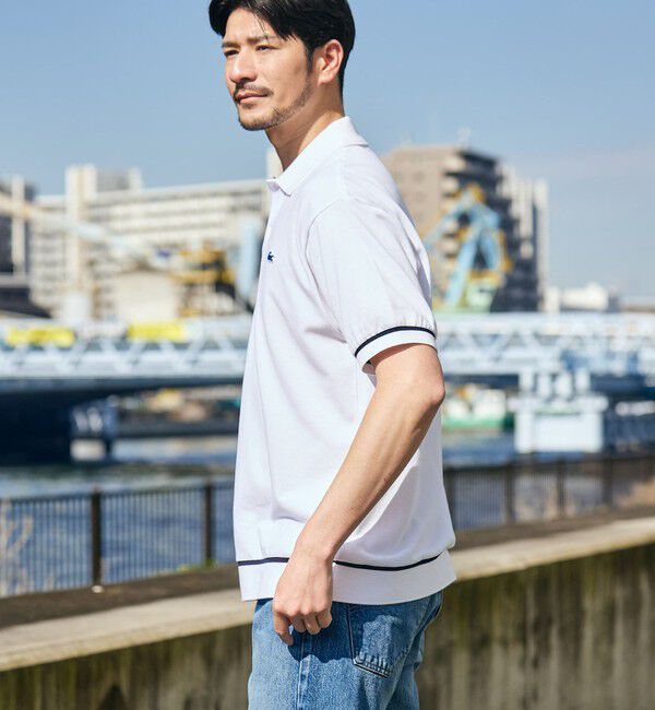 SHIPS「【SHIPS別注】LACOSTE: シャンティイー トリム ポロシャツ」|ポロシャツ|