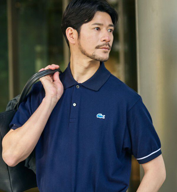 SHIPS「【SHIPS別注】LACOSTE: シャンティイー トリム ポロシャツ」|ポロシャツ|
