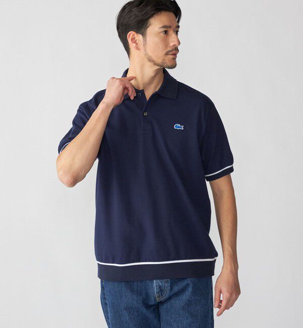 SHIPS「【SHIPS別注】LACOSTE: シャンティイー トリム ポロシャツ」|ポロシャツ|