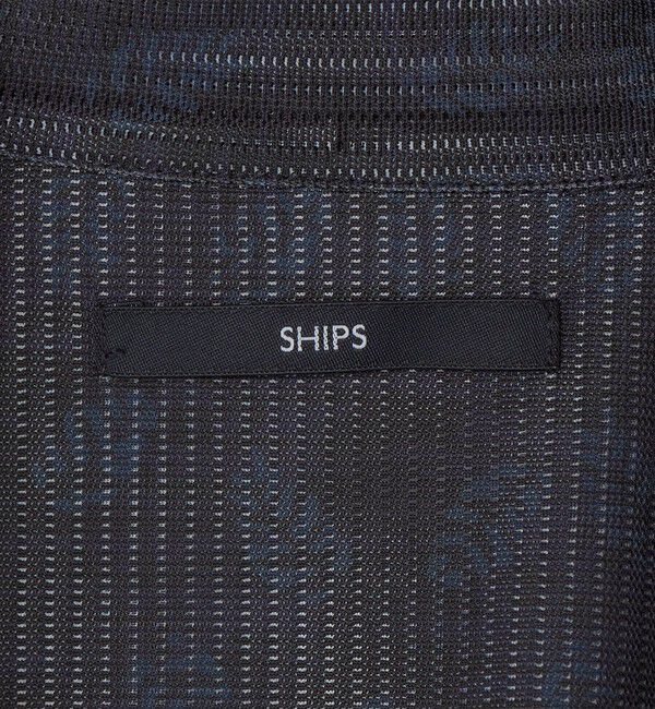 SHIPS「SHIPS: メッシュ リーフプリント ショートスリーブ シャツ」|シャツ・ブラウス|