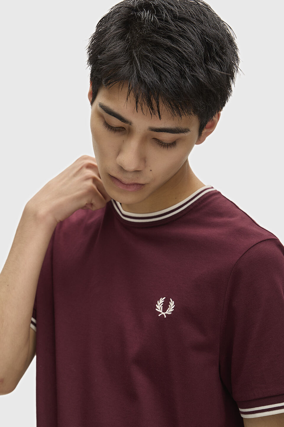 FRED PERRY 「FRED PERRY／Twin Tipped T-Shirt／ティップラインTシャツ M1588V」|Tシャツ・カットソー|