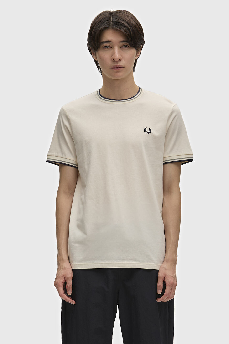 FRED PERRY 「FRED PERRY／Twin Tipped T-Shirt／ティップラインTシャツ M1588V」|Tシャツ・カットソー|
