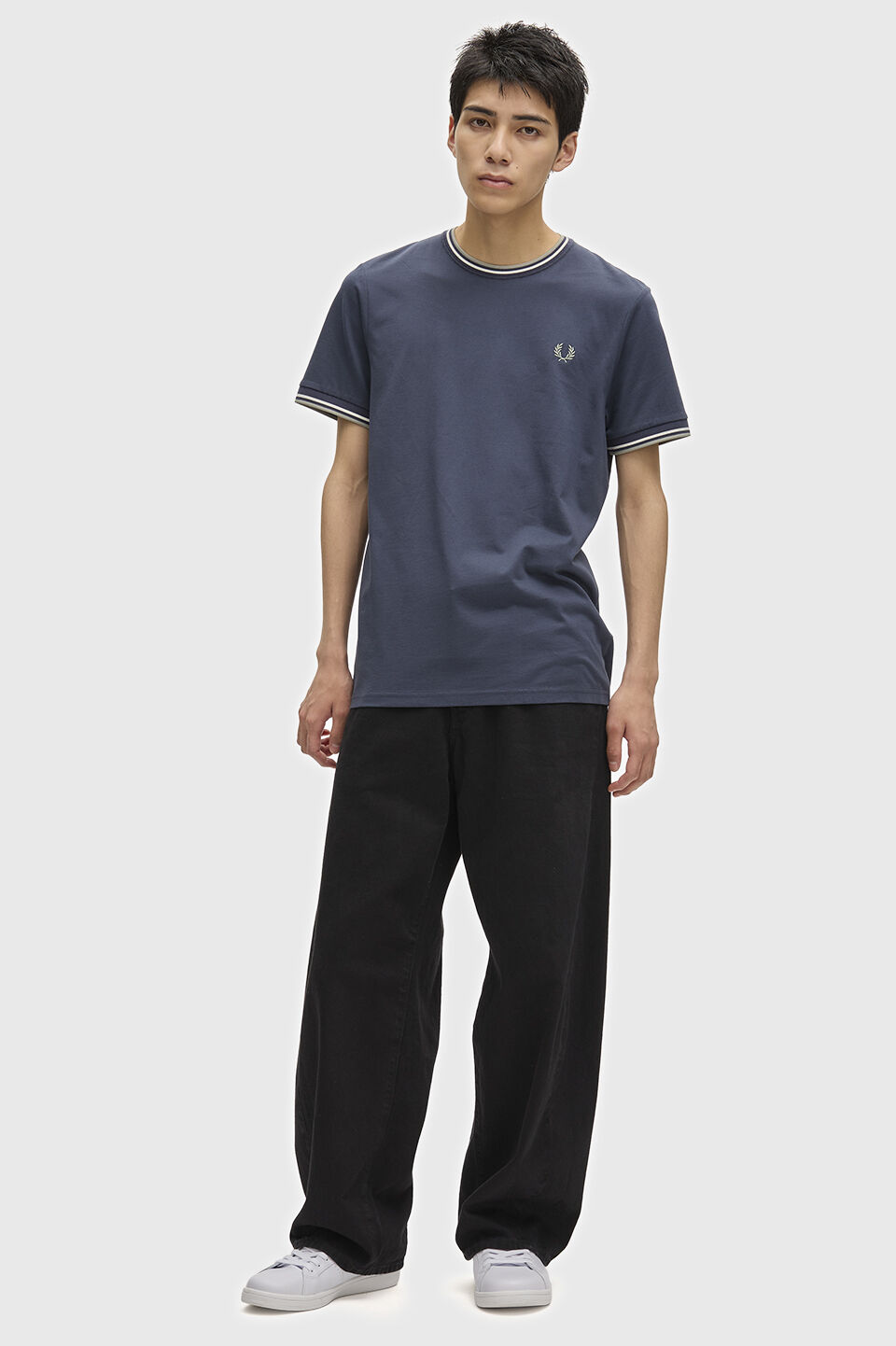 FRED PERRY 「FRED PERRY／Twin Tipped T-Shirt／ティップラインTシャツ M1588V」|Tシャツ・カットソー|