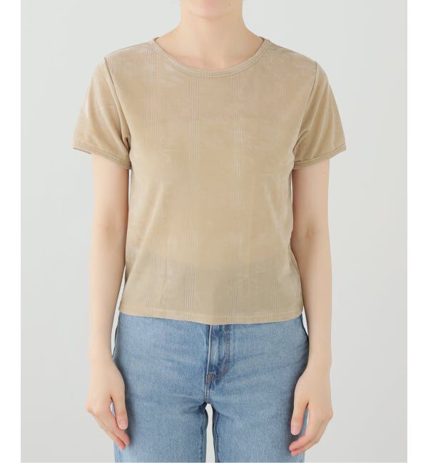 OUTDOOR PRODUCTS Usual Things「miller flocky SS tee」|Tシャツ・カットソー|ベージュ