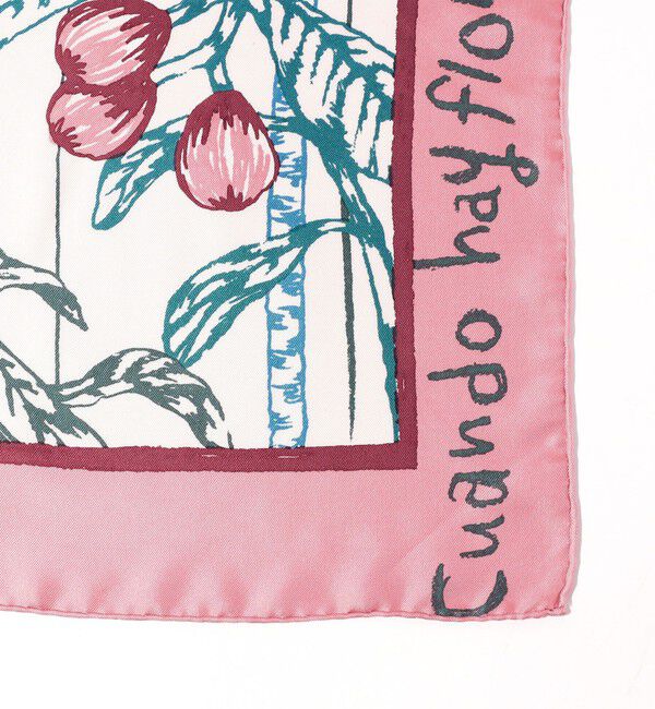 TOMORROWLAND GOODS「manipuri GARDEN シルクスカーフ」|バンダナ・スカーフ|