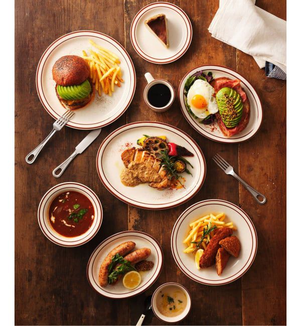 ACME「【TUXTON/タクストン】 OVAL PLATE 24cm BR」|食器・キッチングッズ|