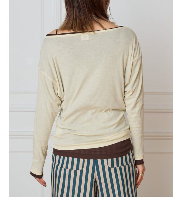 IENA LA BOUCLE「IENA LA BOUCLE シアーフライスプルオーバー」|Tシャツ・カットソー|