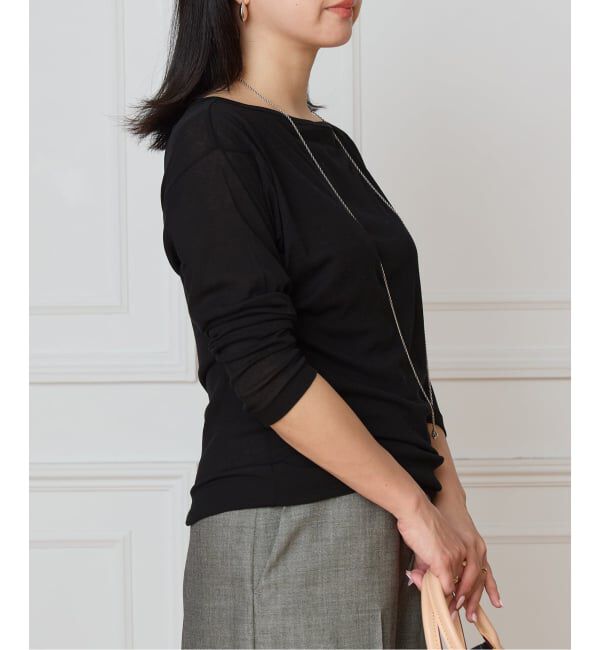 IENA LA BOUCLE「IENA LA BOUCLE シアーフライスプルオーバー」|Tシャツ・カットソー|