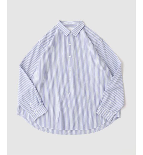 EDIFICE「Kanemasa Phil.  (カネマサ フィル) 46G Stripe Atomospehere S」|シャツ・ブラウス|ブルー