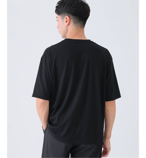 EDIFICE「レザー パッチ ウール Tシャツ」|Tシャツ・カットソー|