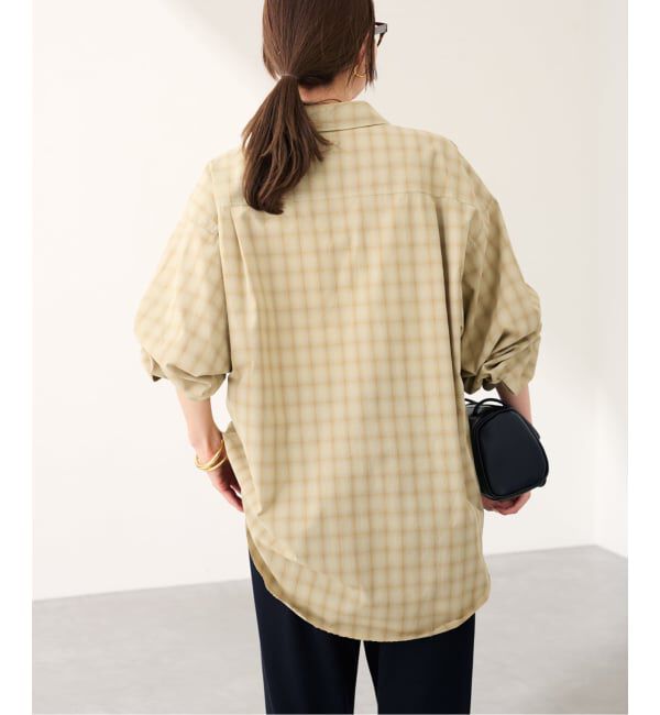 FRAMeWORK「JANE SMITH shadow check work shirt」|シャツ・ブラウス|